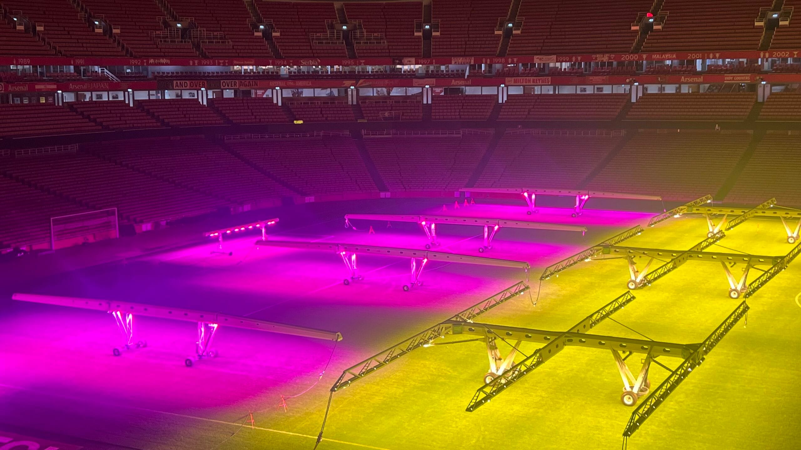 Stadium by night (inside)